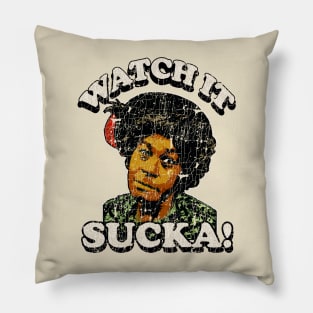 AUNT ESTHER // WATCH IT SUCKA! SHIRT Pillow