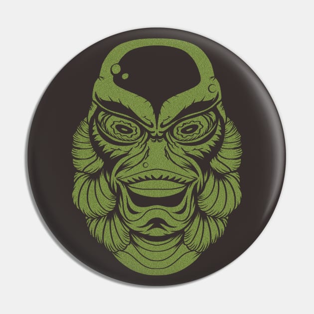 Gillman Smile Pin by Doc Multiverse Designs