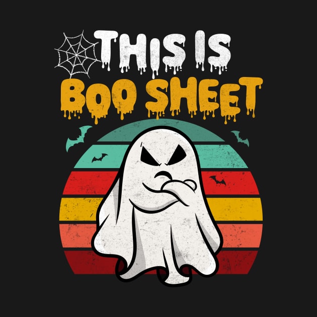 This is Boo-sheet Funny Ghost Halloween Costume Men Women T-Shirt by SB23