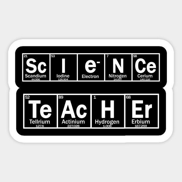 science teacher - Science - Sticker