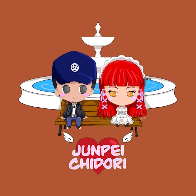 Junpei <3 Chidori by Pastelpandabum