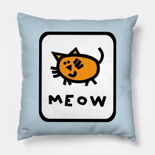 Self Portrait Cat Pillow