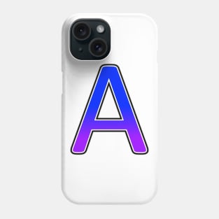 The First Letter of The Alphabet Phone Case