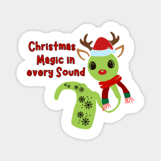 Cochlear Implant Christmas Magnet