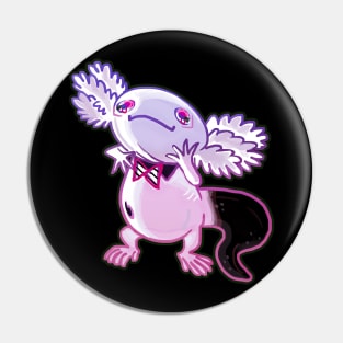 Axolotl mud puppy Pin