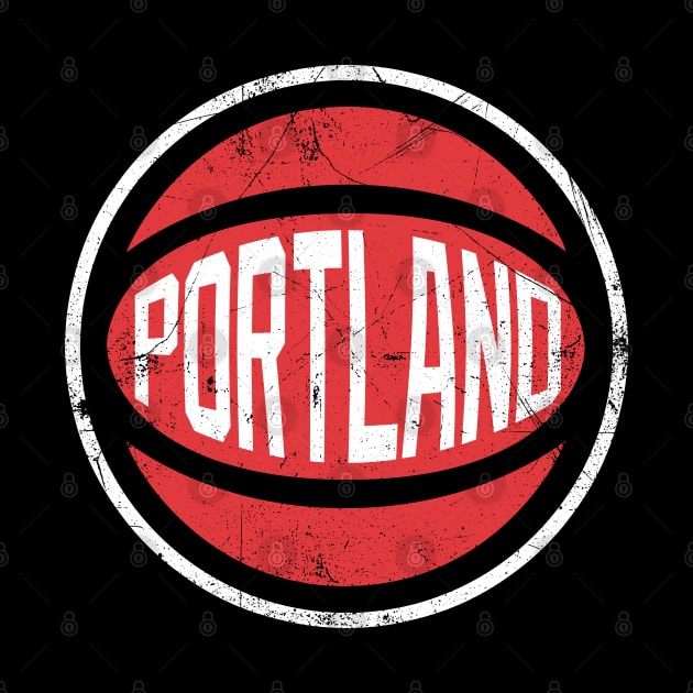 Portland Retro Ball - Black by KFig21