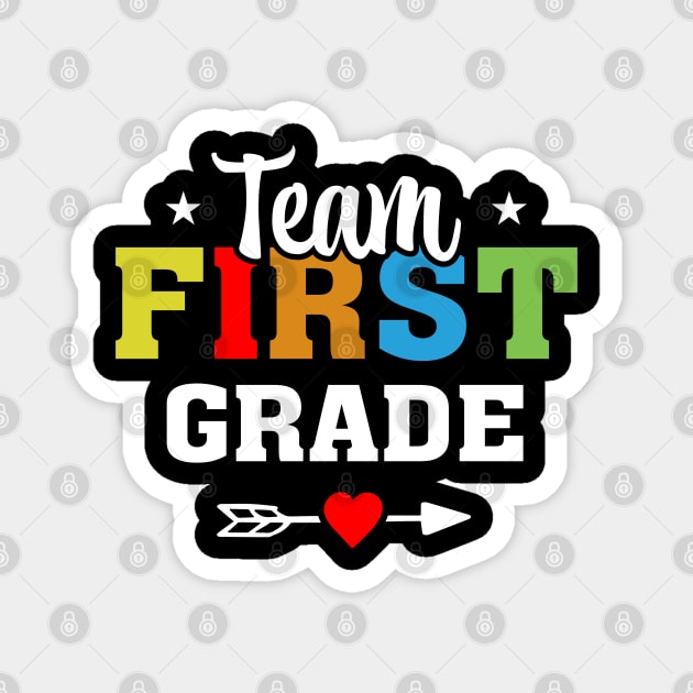 team first grade Magnet by busines_night