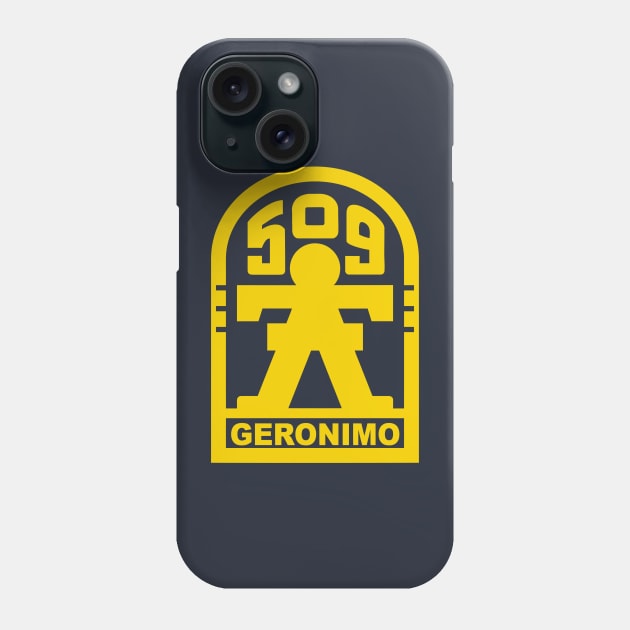 Mod.2 Geronimo 509th Airborne Parachute Phone Case by parashop