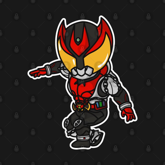 Kamen Rider Kiva Chibi Style Kawaii by The Toku Verse