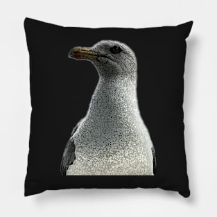 Petrified Seagull Pillow