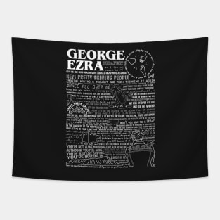 George Mix (white) Tapestry