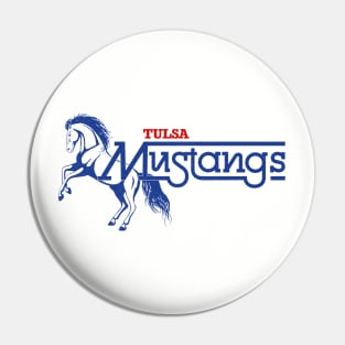 Defunct Tulsa Mustangs AFA Football 1979 Pin