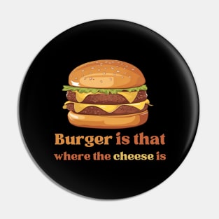 Cheeseburger Pin