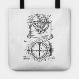 VINTAGE PATENT DRAWING Tote