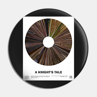 minimal_A Knight's Tale Warp Barcode Movie Pin