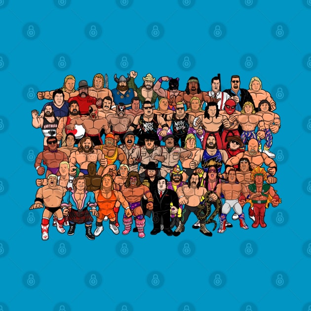 1991 wrestling roster by jasonwulf