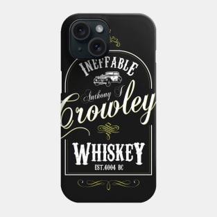 Anthony J Crowleys Ineffable Whiskey Good Omens Phone Case