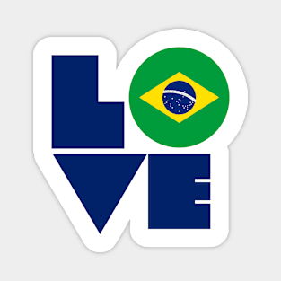 Show your LOVE for Brazil Magnet