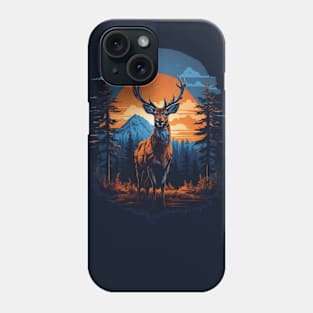 Deer in the forest Phone Case