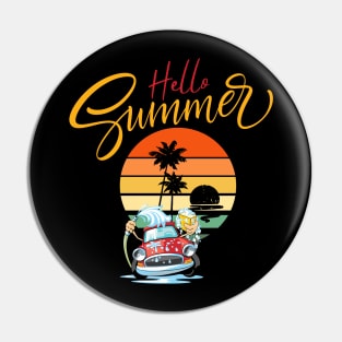 hello summer nice  t-shir for this summer Pin