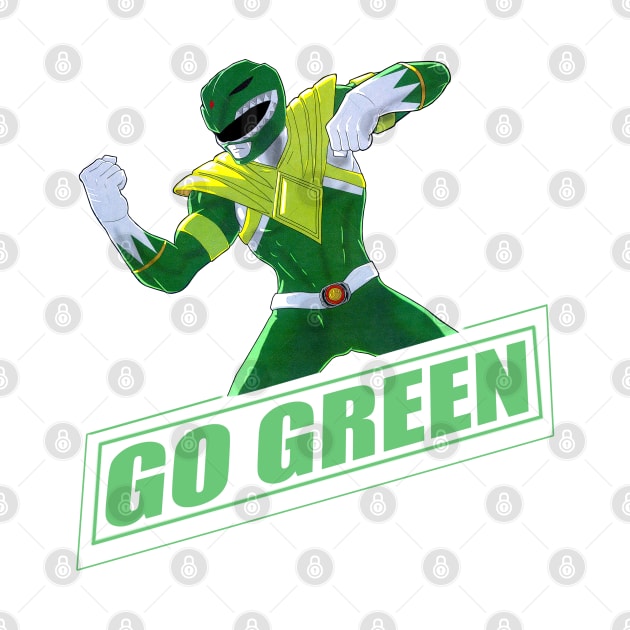 Green Power Ranger by CoolDojoBro