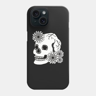 Skull & flowers Phone Case