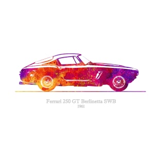 Ferrari 250 GT Berlineta SWB 1961 - Colorful T-Shirt