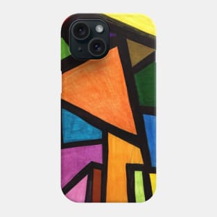 Multicolor Deconstructed Kaleidescope Phone Case