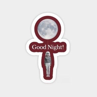 good night girl sarcasm Magnet