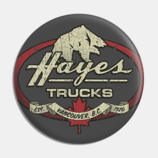 Hayes Trucks 1971 Pin