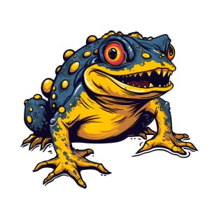 Carnivorous toad, blue and yellow T-Shirt