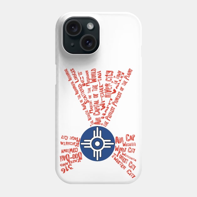 Nicknames of Wichita 2 Phone Case by RedRock_Photo