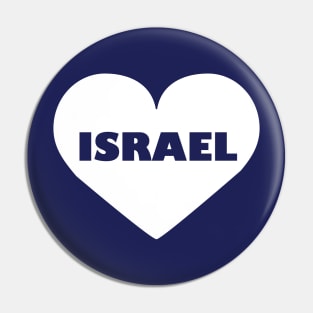 Israel in My Hart Pin