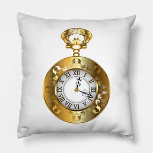 Steampunk pocket watch Pillow