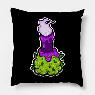 candle weed Pillow