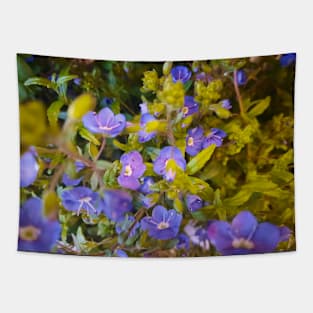 Spring Time, Purple Floral Photography Tapestry