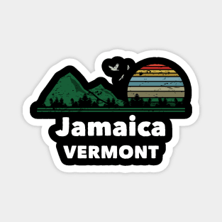 Mountain Sunset Flying Birds Outdoor Jamaica Vermont Magnet