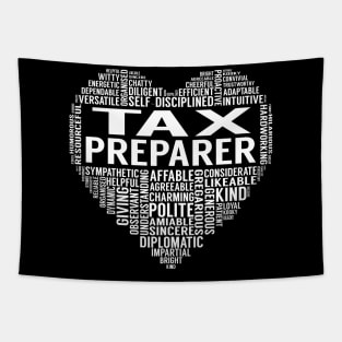 Tax Preparer Heart Tapestry