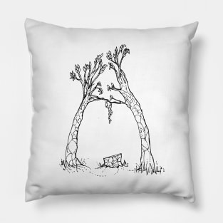 Mourning Trees Pillow