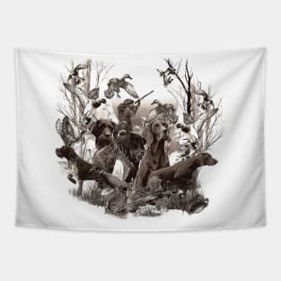 Hunting dogs , hunting season Tapestry