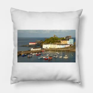 Tenby, Pembrokeshire, Wales Pillow