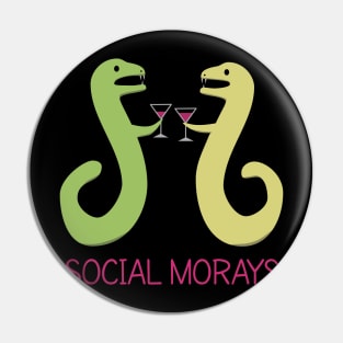 Social Morays Pin