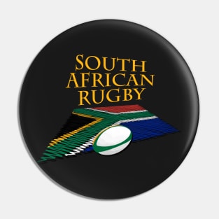 South African Rugby & South Africa Flag Pin