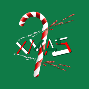 Candy Cane Broken T-Shirt