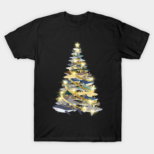 Discover Shark Christmas Tree funny Sharky Christmas Dive XMAS Gift - Christmas - T-Shirt