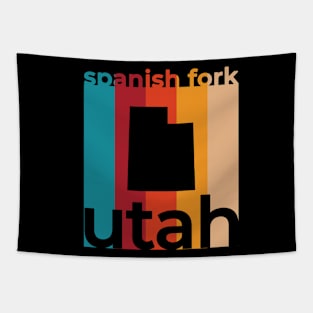 Spanish Fork Utah Retro Tapestry