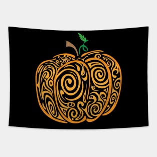 Doodle Pumpkin Tapestry