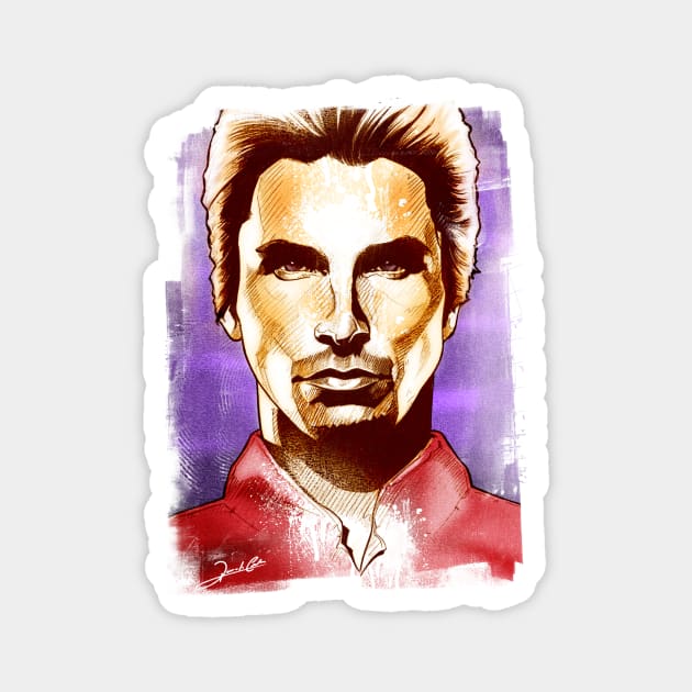 Christian Bale Magnet by renatodsc