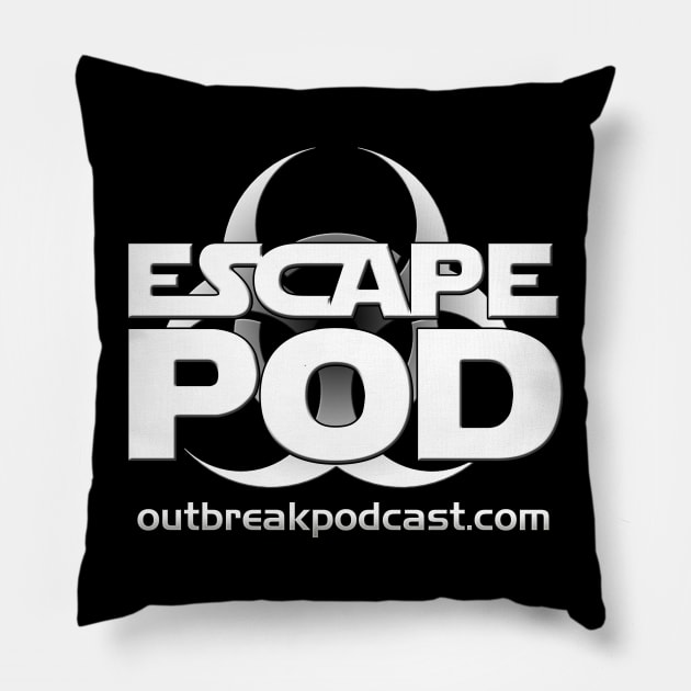 Escape Pod Logo Pillow by OutbreakPodcastingNetwork