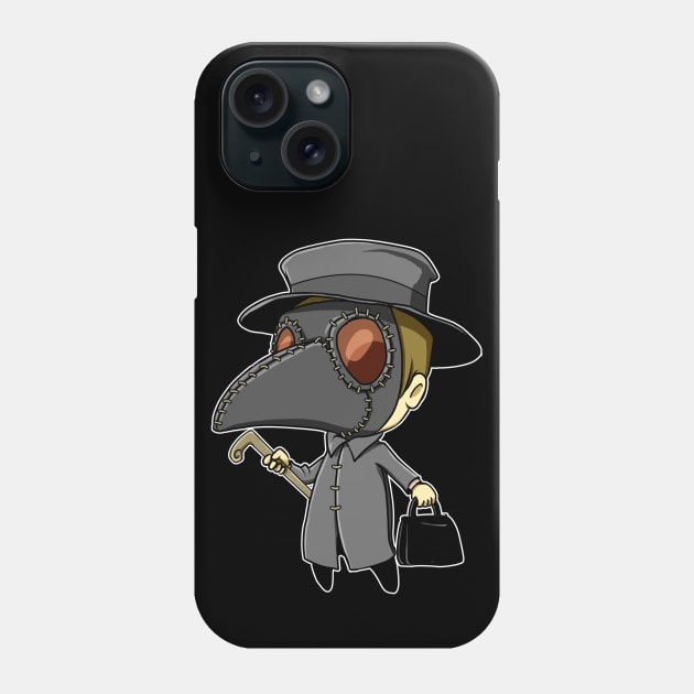 Chibi Plague Doctor Phone Case by themightylex